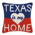 Puesta En Escena 18 x 18 in. Texas is My Home Polyester Filler Hook Pillow PU3691266